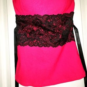 Hot Pink Corset Top